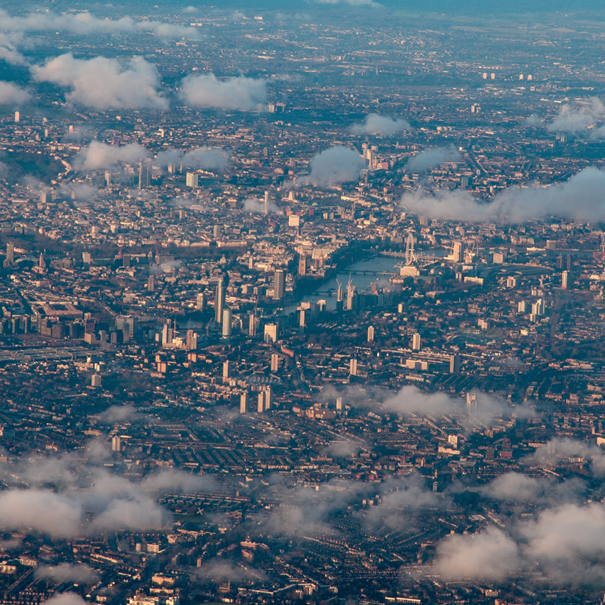fotografia aerea di contesto urbano